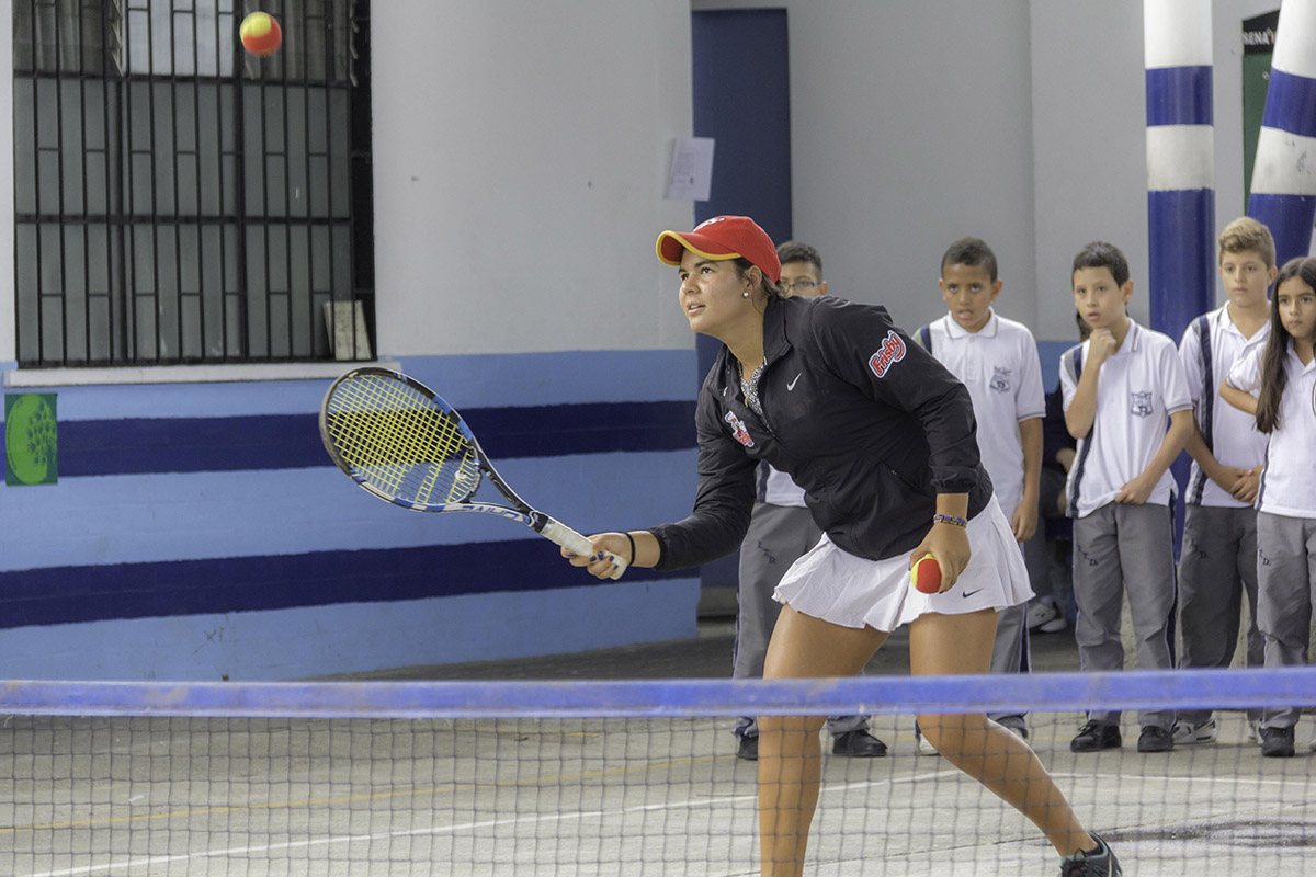 Fundación Frisby con Sofía Munera tenista 4