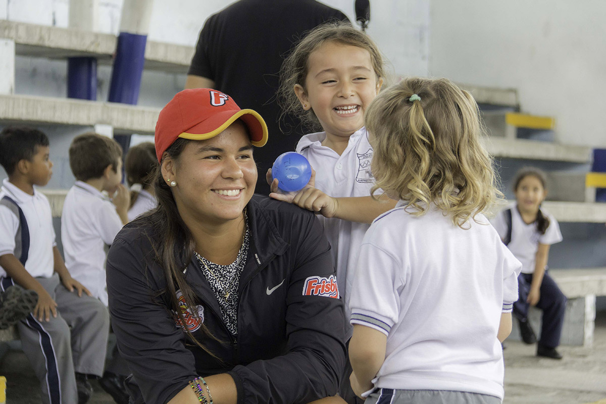 Fundación Frisby con Sofía Munera tenista 5